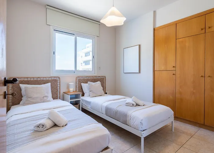 Apartmán Calina - 3br W Pool & Balcony In Mackenzie Larnaca